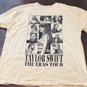 Taylor Swift The Eras Tour Beige Tee
